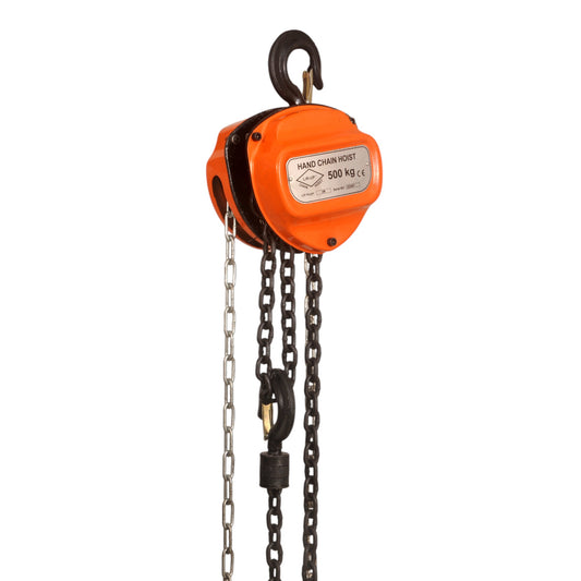 "Lift-UP" Heavy Duty Chain Pulley Block - 500 kgs Capacity, 2.8 Meters