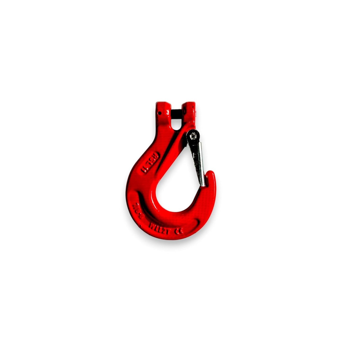 Heavy Duty Clevis Hooks – Grade 80 Alloy Steel Hook with Safety Latch for Chain, Lifting, Rigging & Towing (1 Ton)
