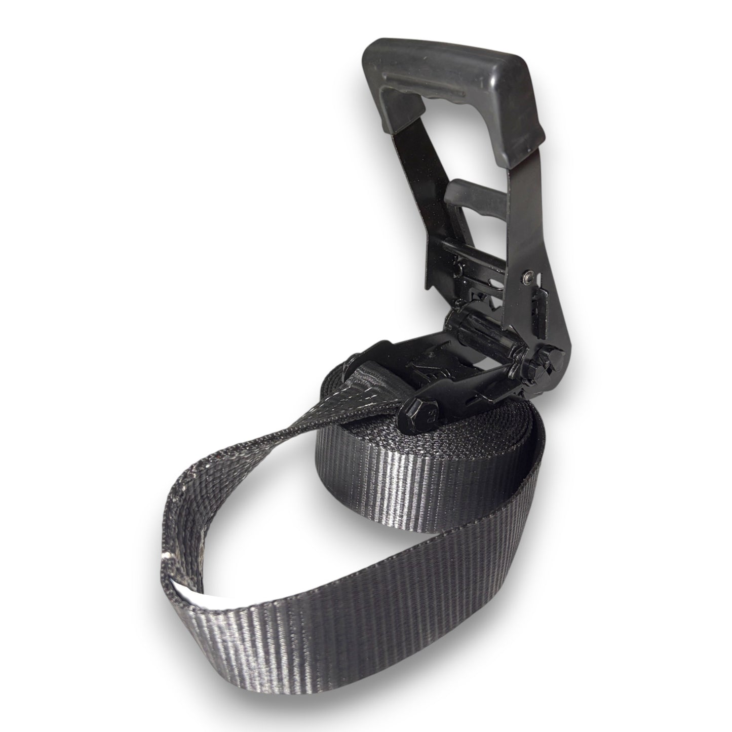 All Black Endless Heavy Cargo Ratchet Straps for DJs – 50 mm | 5000 kg