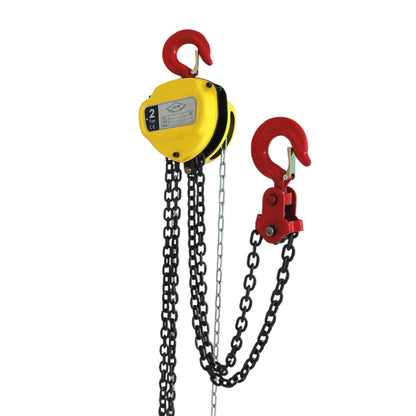 "Lift-UP" Heavy Duty Chain Pulley Block - 2 Ton Capacity, 3 Meters