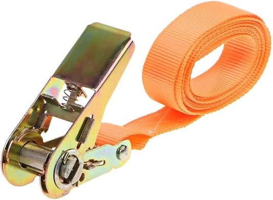 LASHTITE Endless Ratchet Tie Down Straps, Size : 25mm x 5 Mtrs (BS-800 Kgs) Heavy Duty Cargo Tie Downs, Sturdy Polyester Strap Down Ratcheting Securing Straps, Tie-Down Motorcycles, ATV;