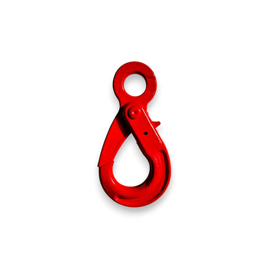 Heavy Duty Self-Locking Hooks – Grade 80 Alloy Steel Safety Hook for Lifting, Rigging & Hoisting (1 Ton)