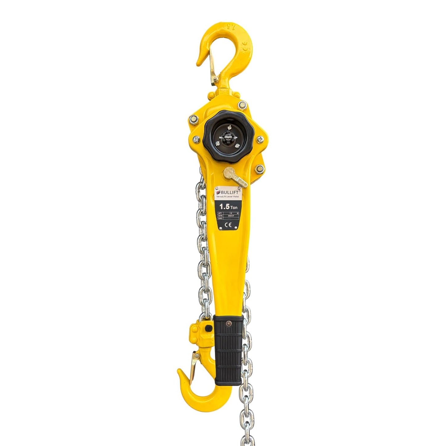 BULLIFT Hand Lever Hoist 1.50 Ton Capacity – 1.5 Meter | Heavy-Duty Manual Lever Chain Hoist for Industrial, Construction & Workshop Use