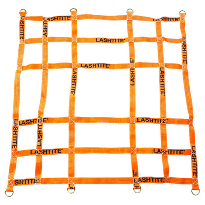 LASHTITE Heavy-Duty Cargo Net with D-Rings | Industrial Load Securing Net for Trucks, Trailers & Logistics