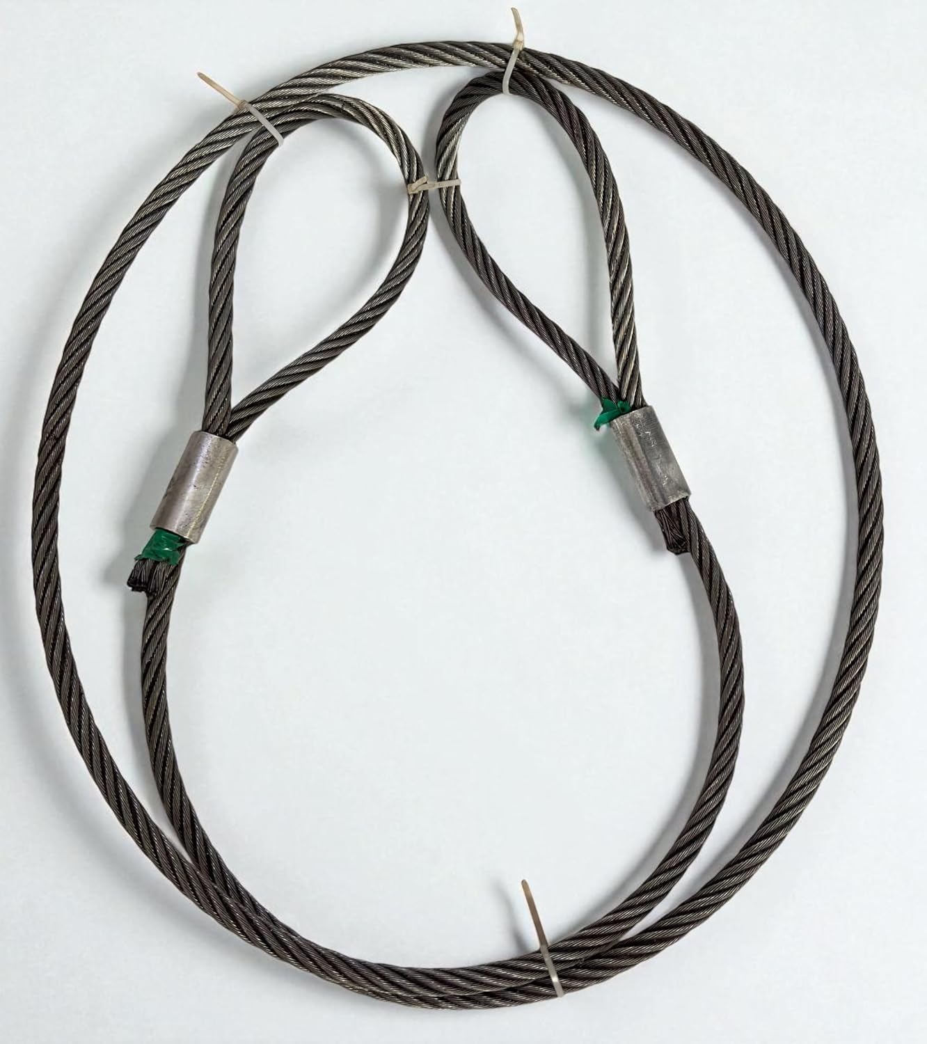 Lift-UP Heavy Duty Wire Rope Sling – Eye & Eye | Single Body | 10mm Dia | 1.2 Ton Capacity (2 Meter)