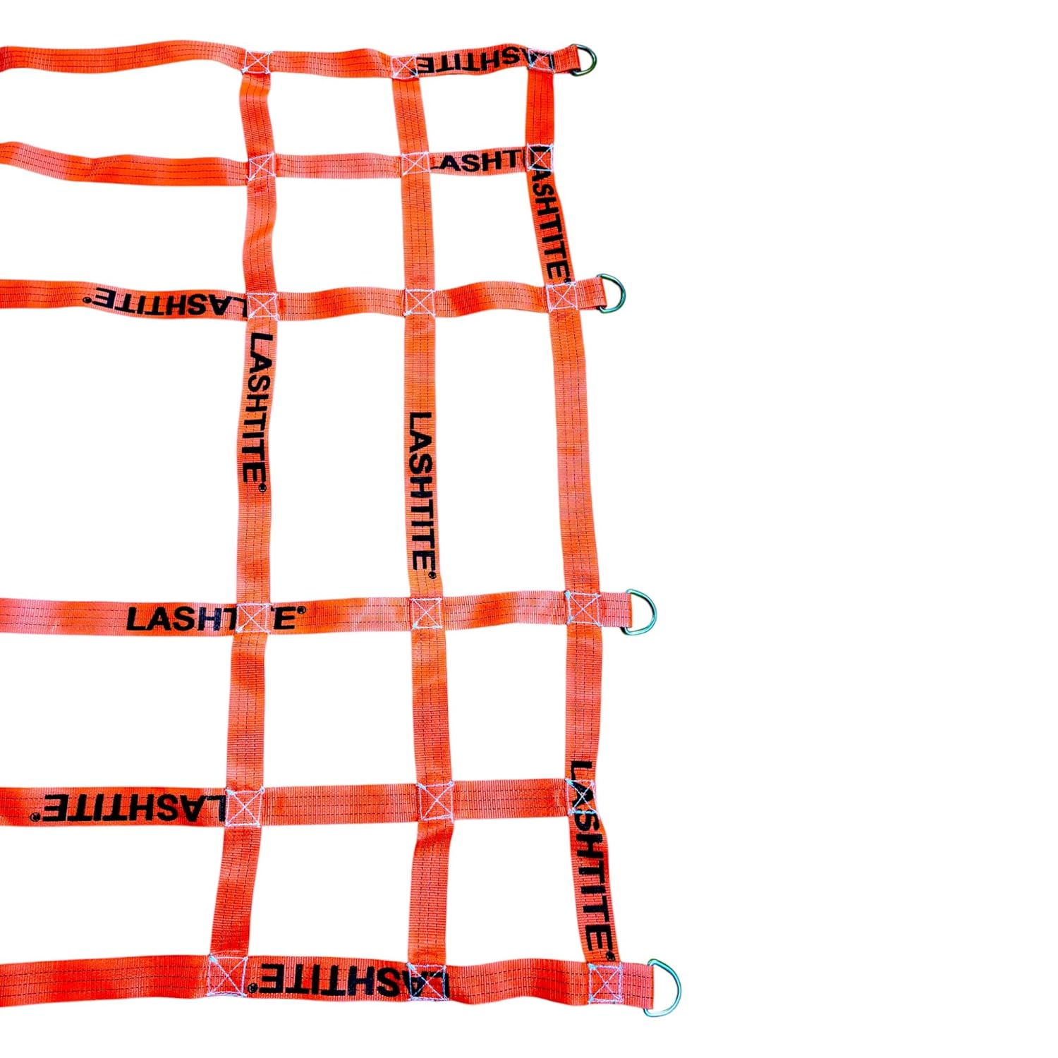 LASHTITE Heavy-Duty Cargo Net with D-Rings | Industrial Load Securing Net for Trucks, Trailers & Logistics