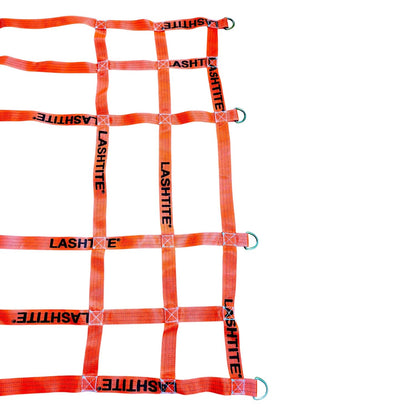 LASHTITE Heavy-Duty Cargo Net with D-Rings | Industrial Load Securing Net for Trucks, Trailers & Logistics