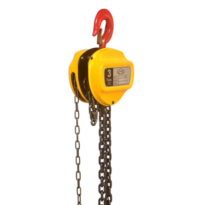 "Lift-UP" Heavy Duty Chain Pulley Block - 3 Ton Capacity, 3 Meters