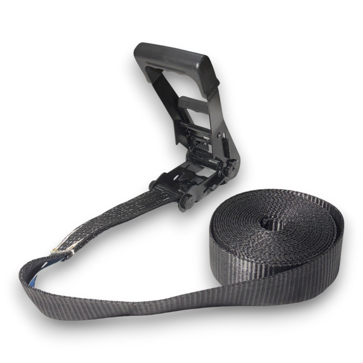 All Black Endless Heavy Cargo Ratchet Straps for DJs – 50 mm | 5000 kg