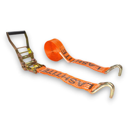 LASHTITE Heavy-Duty Ratchet Lashing Belt - Two Part Type with Double J Hooks - 50mm | 3000kg