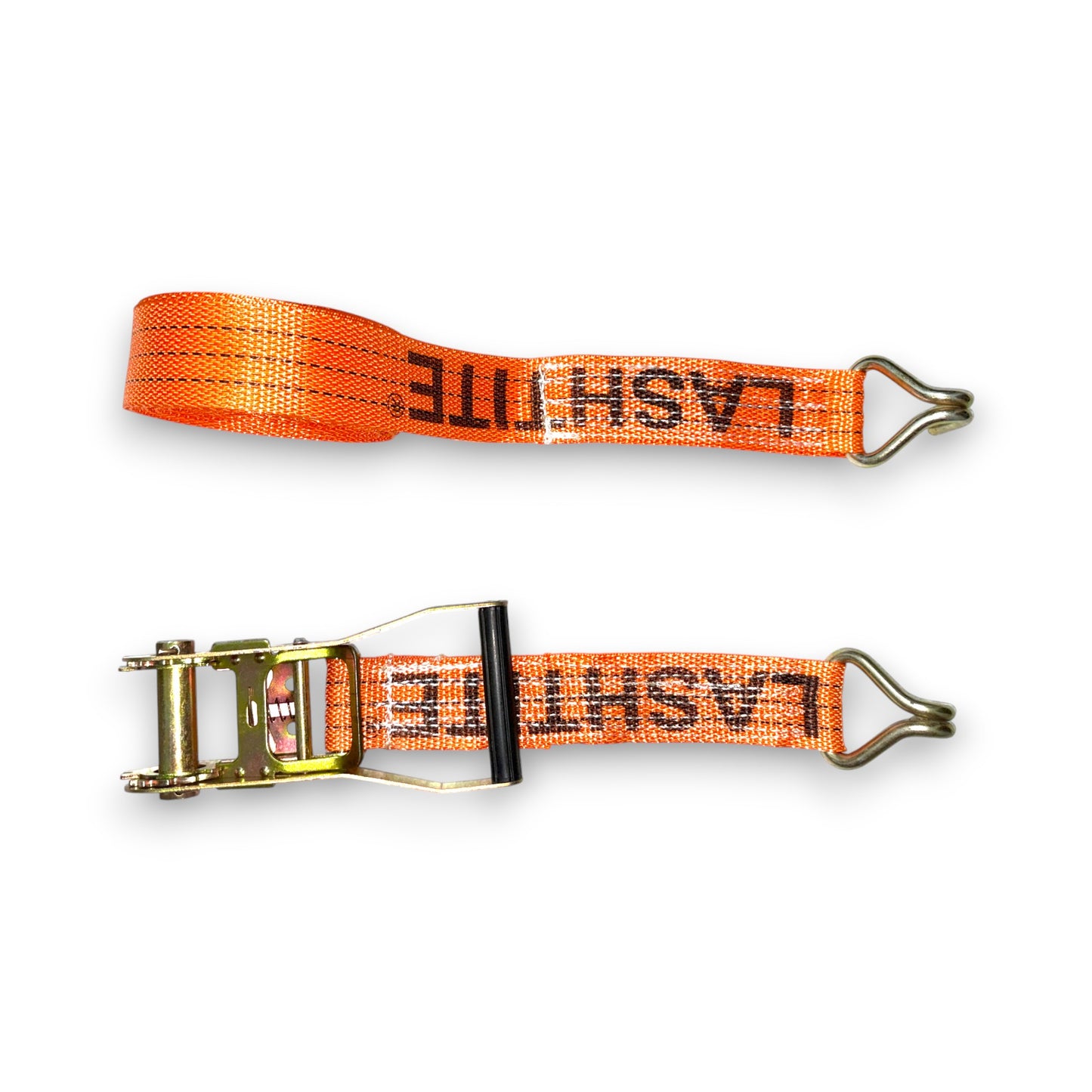 LASHTITE Heavy-Duty Ratchet Lashing Belt - Two Part Type with Double J Hooks - 50mm | 3000kg