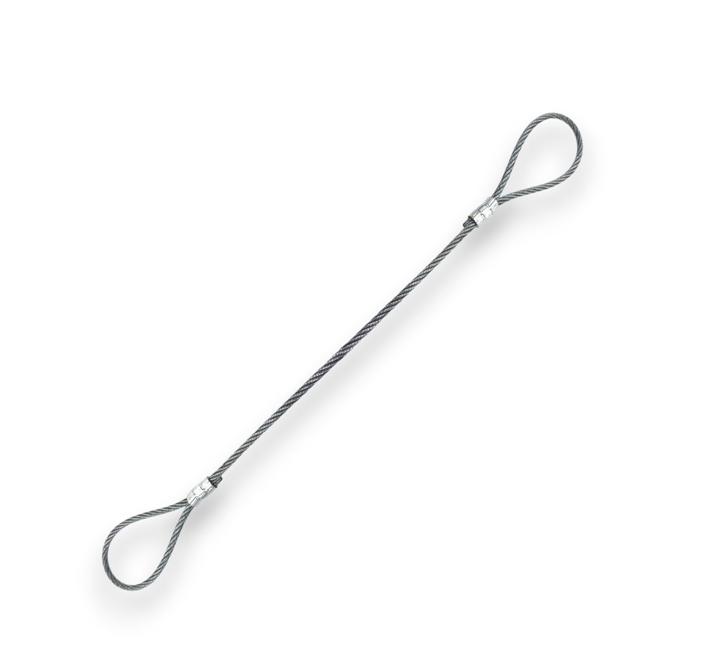Lift-UP Heavy Duty Wire Rope Sling – Eye & Eye | Single Body | 3mm Dia | 55 kg Capacity - Galvanised