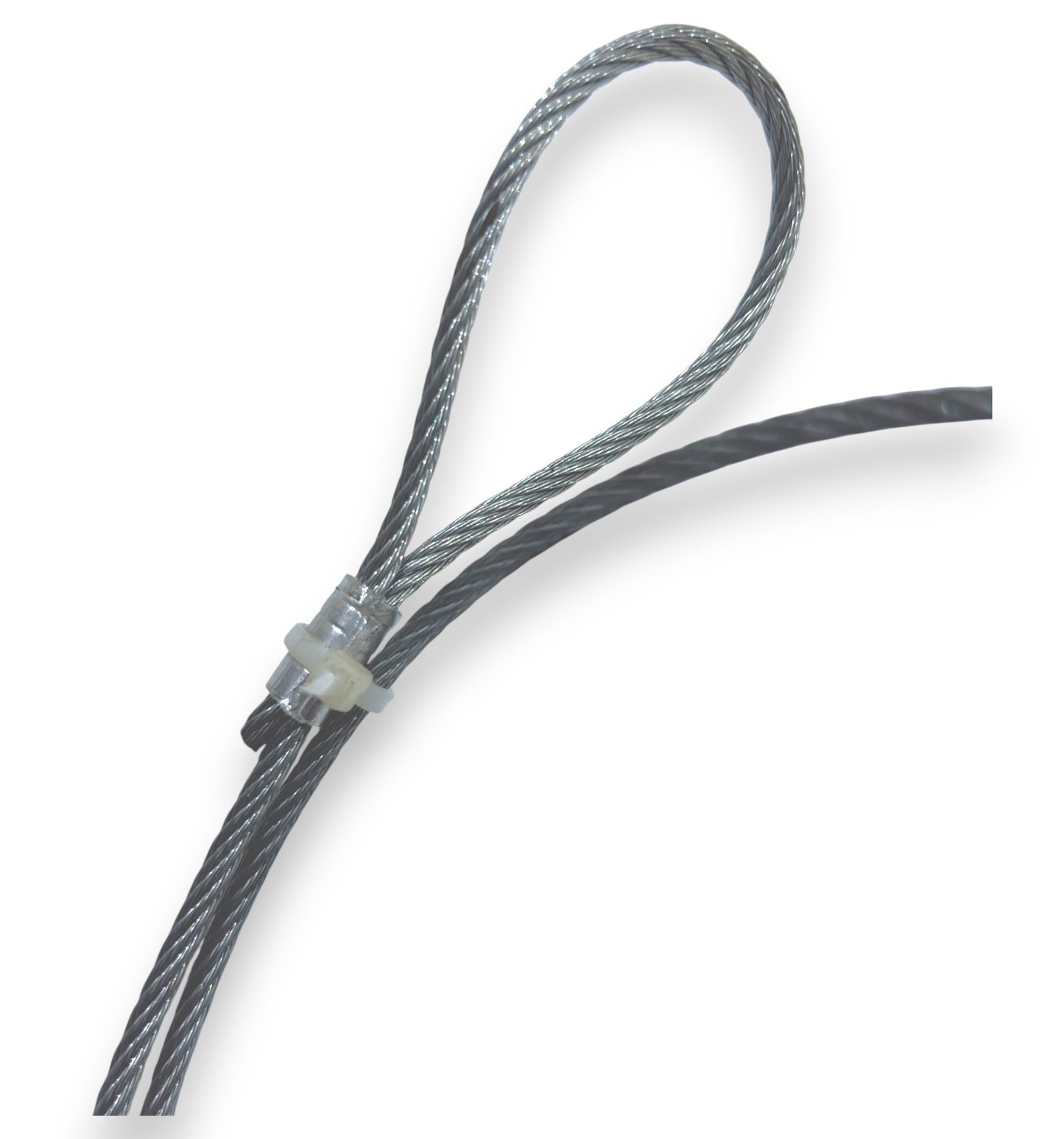 Lift-UP Heavy Duty Wire Rope Sling – Eye & Eye | Single Body | 3mm Dia | 55 kg Capacity - Galvanised