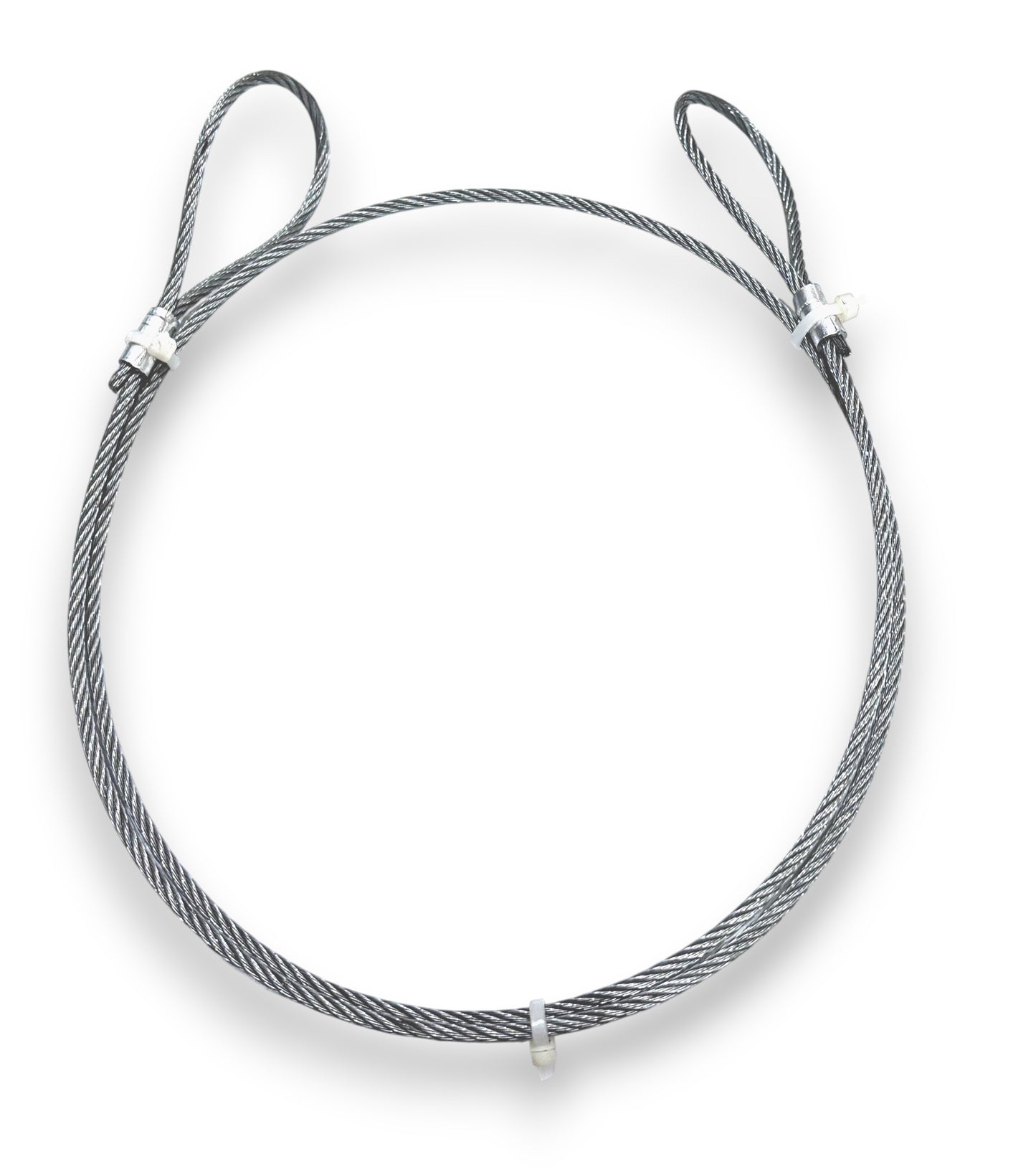 Lift-UP Heavy Duty Wire Rope Sling – Eye & Eye | Single Body | 3mm Dia | 55 kg Capacity - Galvanised